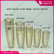 China 15ml 30ml 50ml 80ml 120ml Trommelform Acryl Lotion Flasche Made In China Zerstäuber Spray Flasche